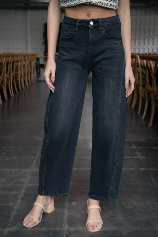 Kate Super Hi Rise Barrel Jeans, Instant sold by North & Main Clothing Company