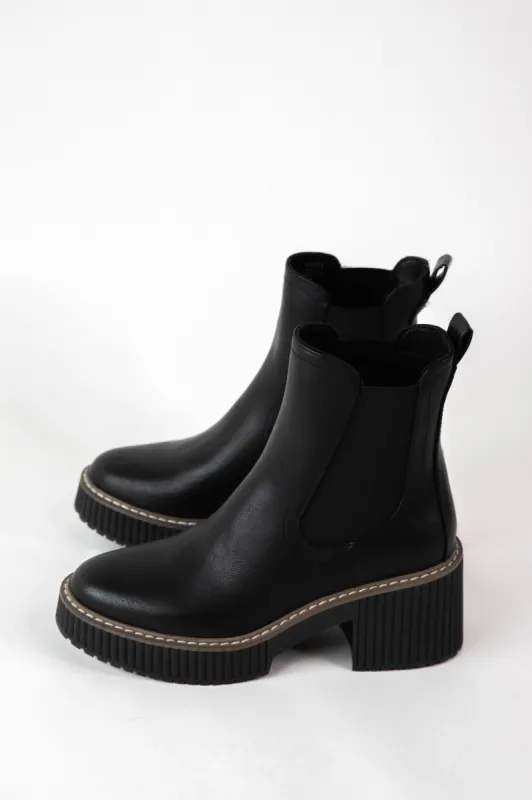 Darcel Platform Chelsea Boot, Black | DV by Dolce Vita sold by North & Main Clothing Company