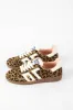 Cloud Vintage Style Sneaker, Leopard Camel White | Back 70 sold by North & Main Clothing Company