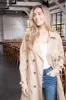 Janice Long Solid Trench Coat, Light Tan sold by North & Main Clothing Company