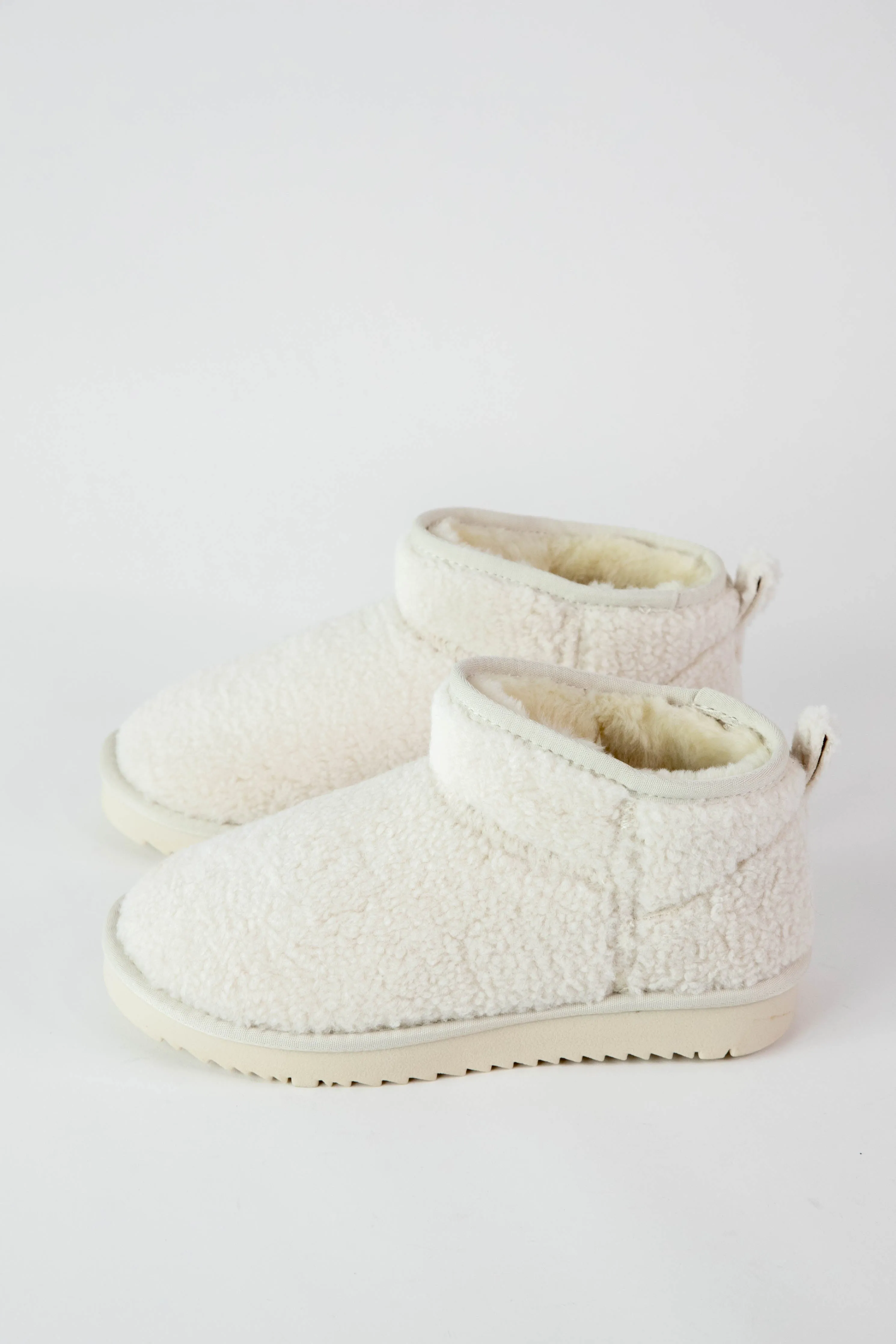 Mutual Sherpa Mini Boot, Cream sold by North & Main Clothing Company