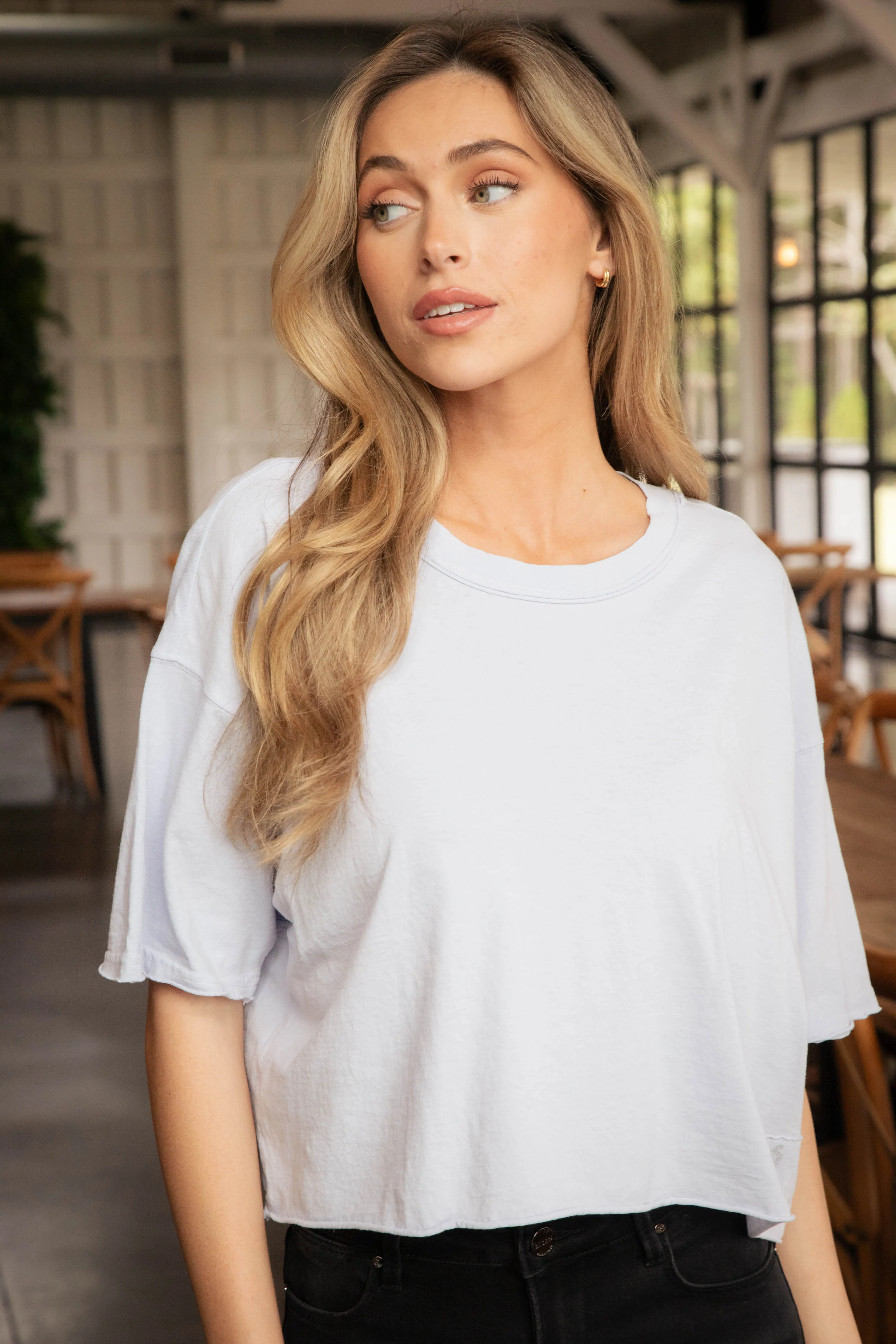 Inspire Tee, Misty Skies | Free People sold by North & Main Clothing Company product image thumbnail 2