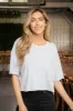 Inspire Tee, Misty Skies | Free People sold by North & Main Clothing Company