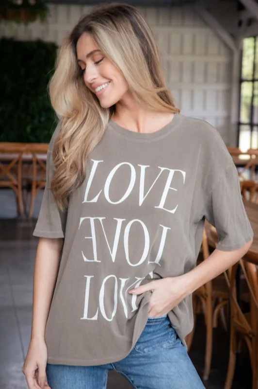 Love Social Tee, Martini | Z Supply sold by North & Main Clothing Company