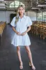 Georgia Striped Mini Dress, Blue sold by North & Main Clothing Company