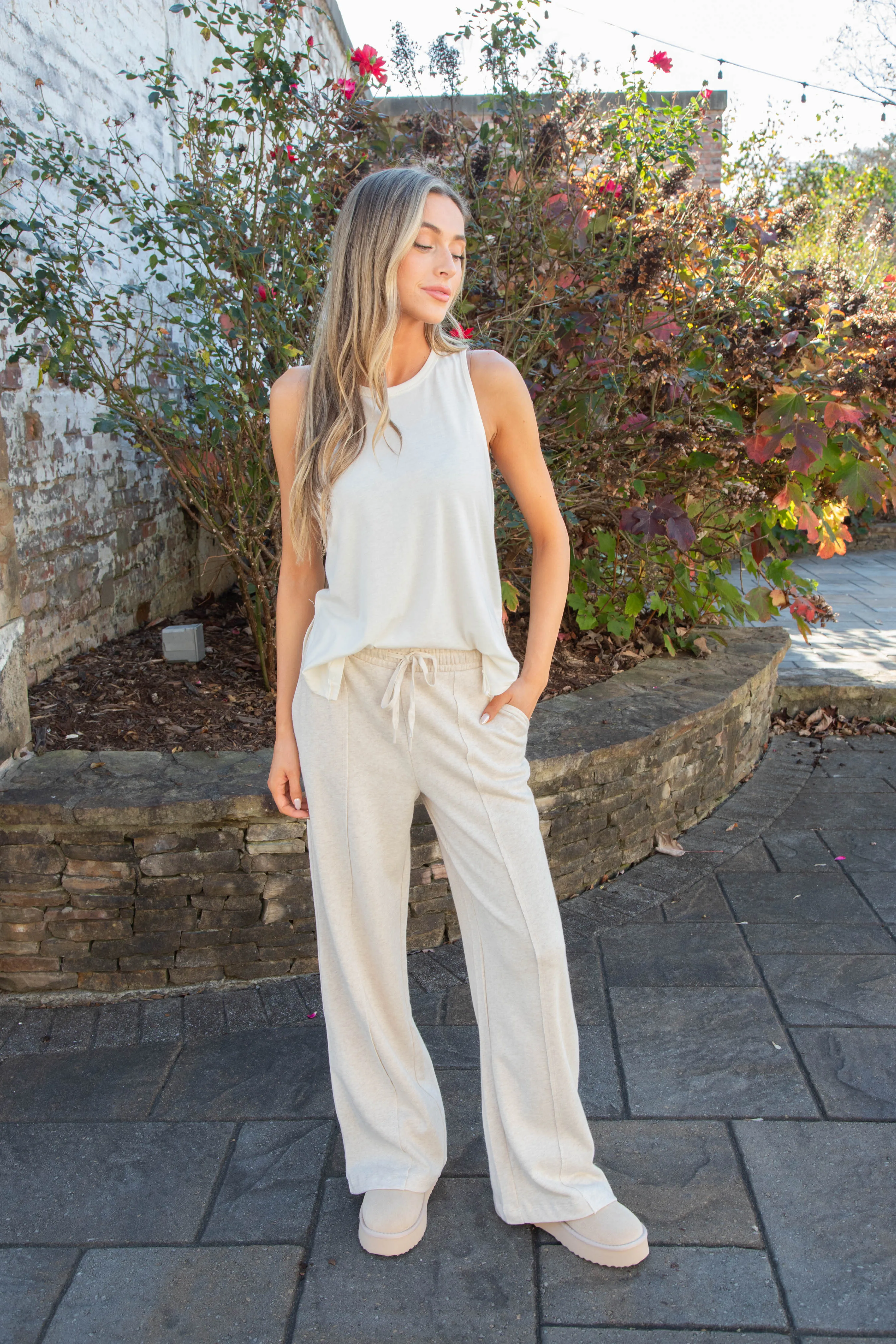 Cabin Sweatpants, Light Oatmeal Heather | Z Supply sold by North & Main Clothing Company product image thumbnail 3