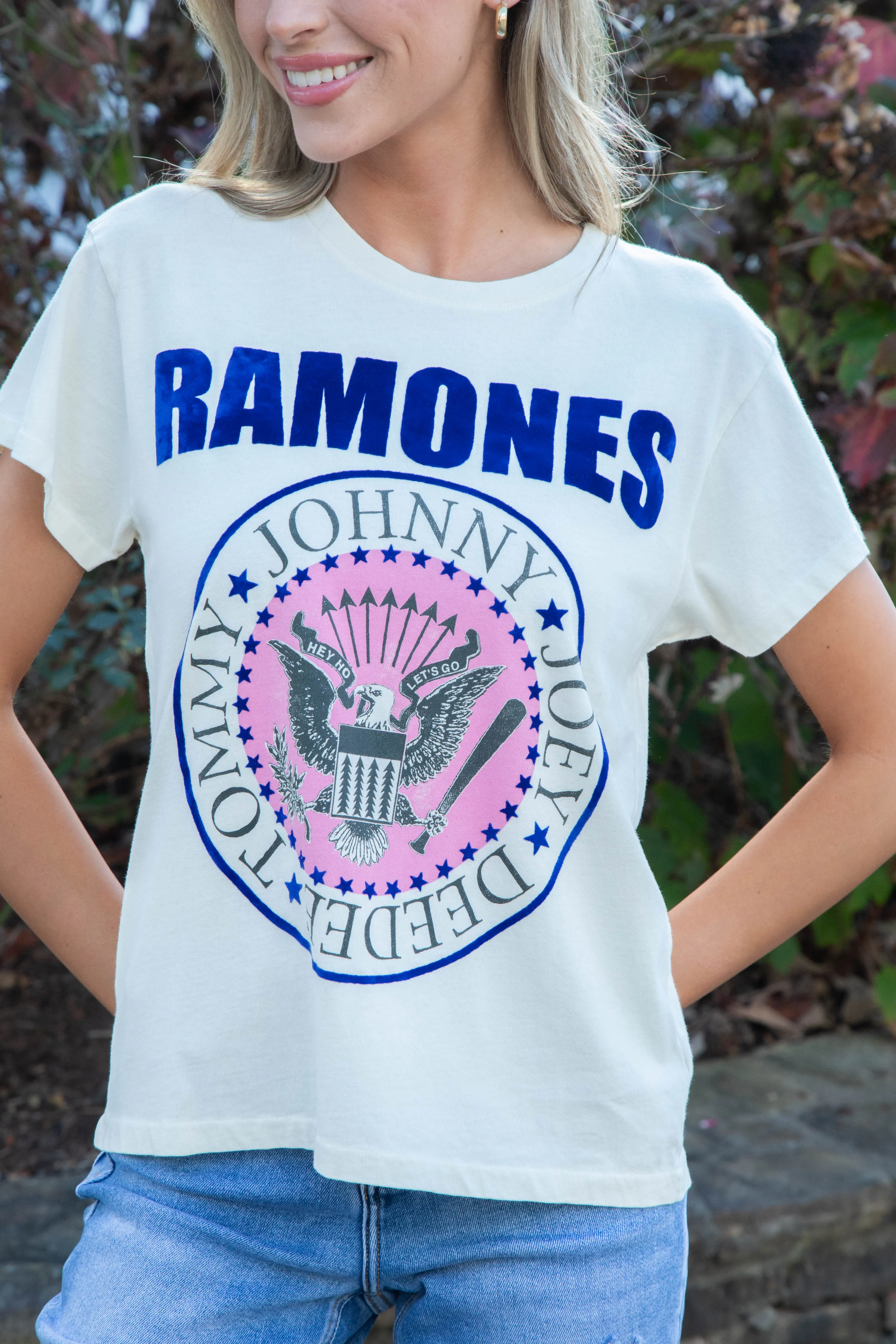 Ramones Classic Seal Tour Tee, Stone Vintage | Daydreamer sold by North & Main Clothing Company product image thumbnail 3