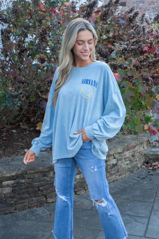 Nirvana 1993 Tour Tee, Power Acid Wash | Daydreamer sold by North & Main Clothing Company