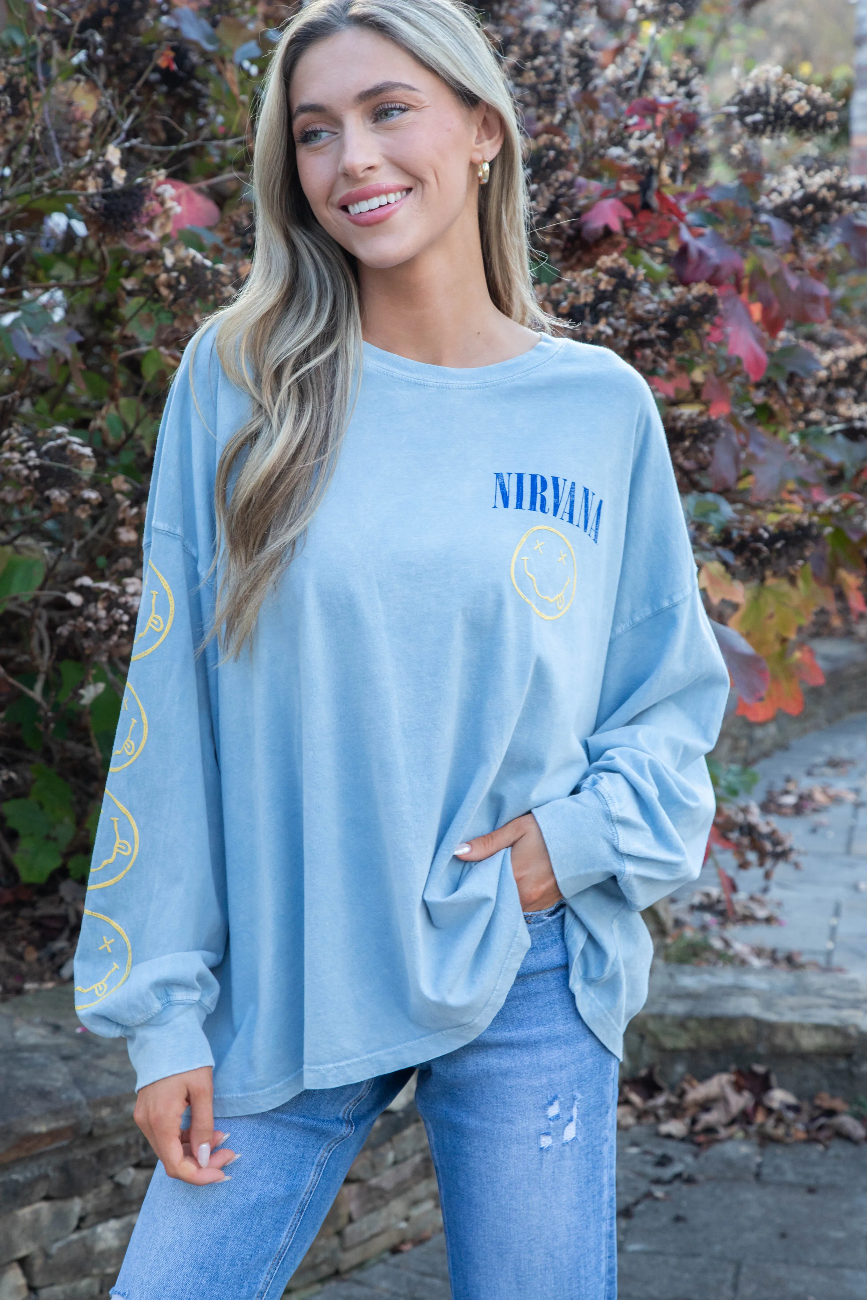 Nirvana 1993 Tour Tee, Power Acid Wash | Daydreamer sold by North & Main Clothing Company product image thumbnail 2