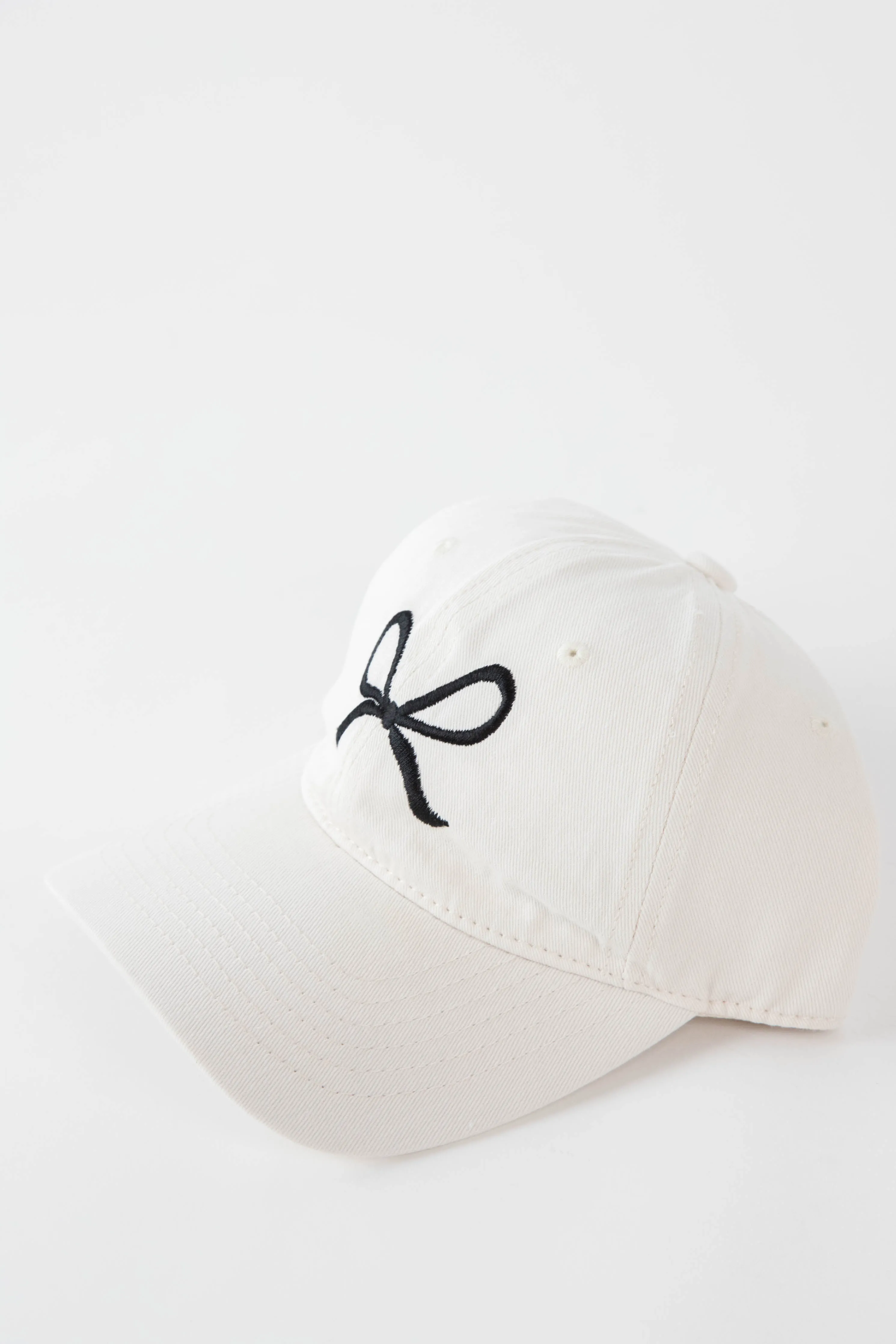 Ribbon Bow Hat, Ivory/Black sold by North & Main Clothing Company product image thumbnail 2