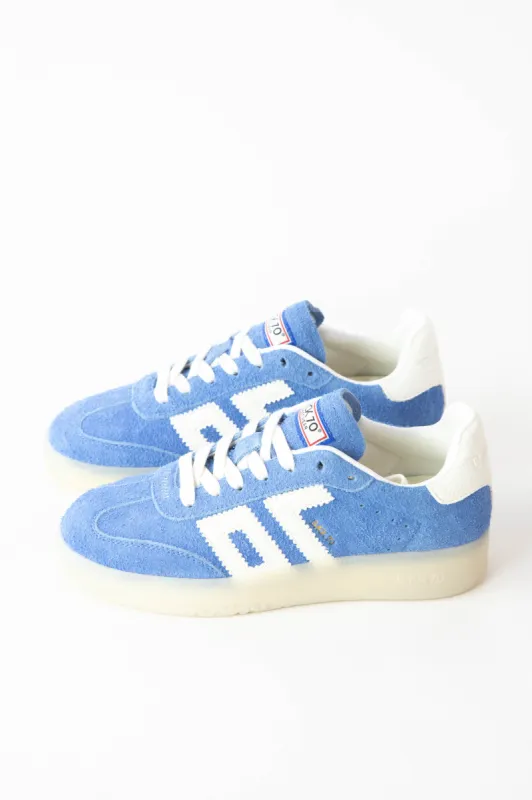 Boston Suede Leather Sneaker, Blue | Back 70 sold by North & Main Clothing Company