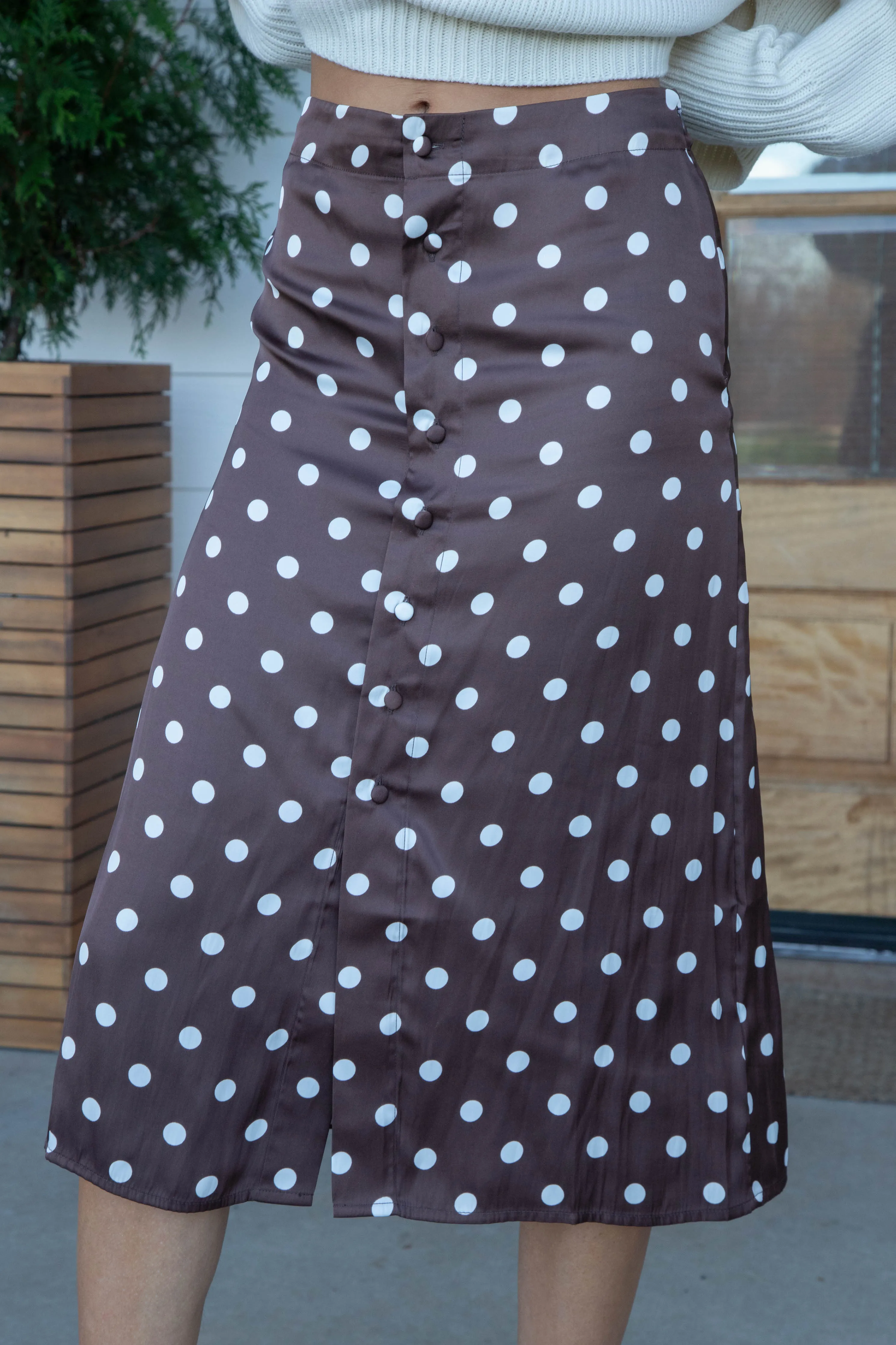 Annalise Printed Midi Skirt, Pinecone Combo | Free People sold by North & Main Clothing Company product image thumbnail 4