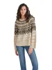 Suzette Fair Isle Sweater, Brown Multi | Steve Madden sold by North & Main Clothing Company