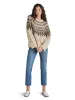 Suzette Fair Isle Sweater, Brown Multi | Steve Madden sold by North & Main Clothing Company