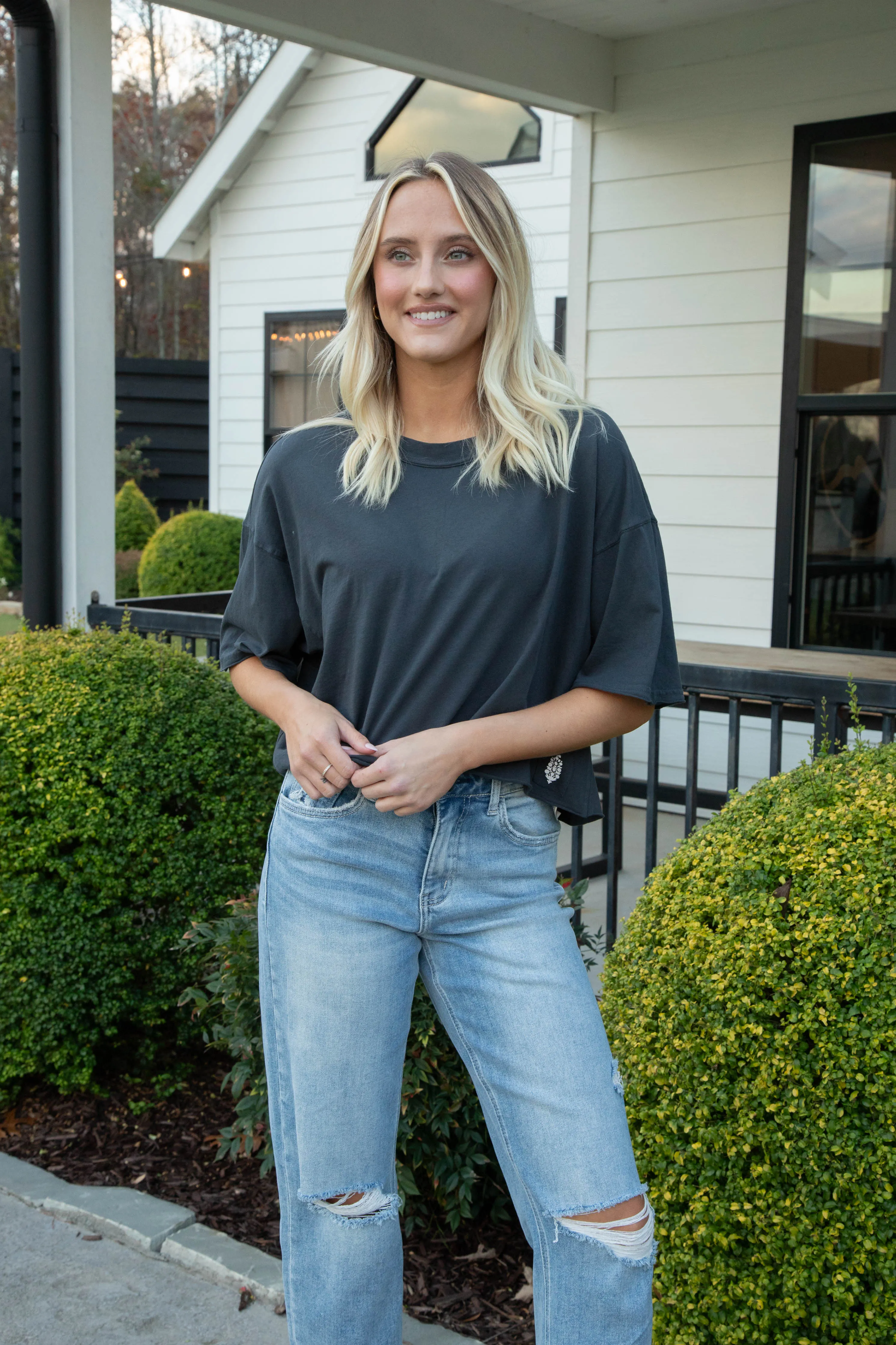 Inspire Tee, Black | Free People sold by North & Main Clothing Company product image thumbnail 2