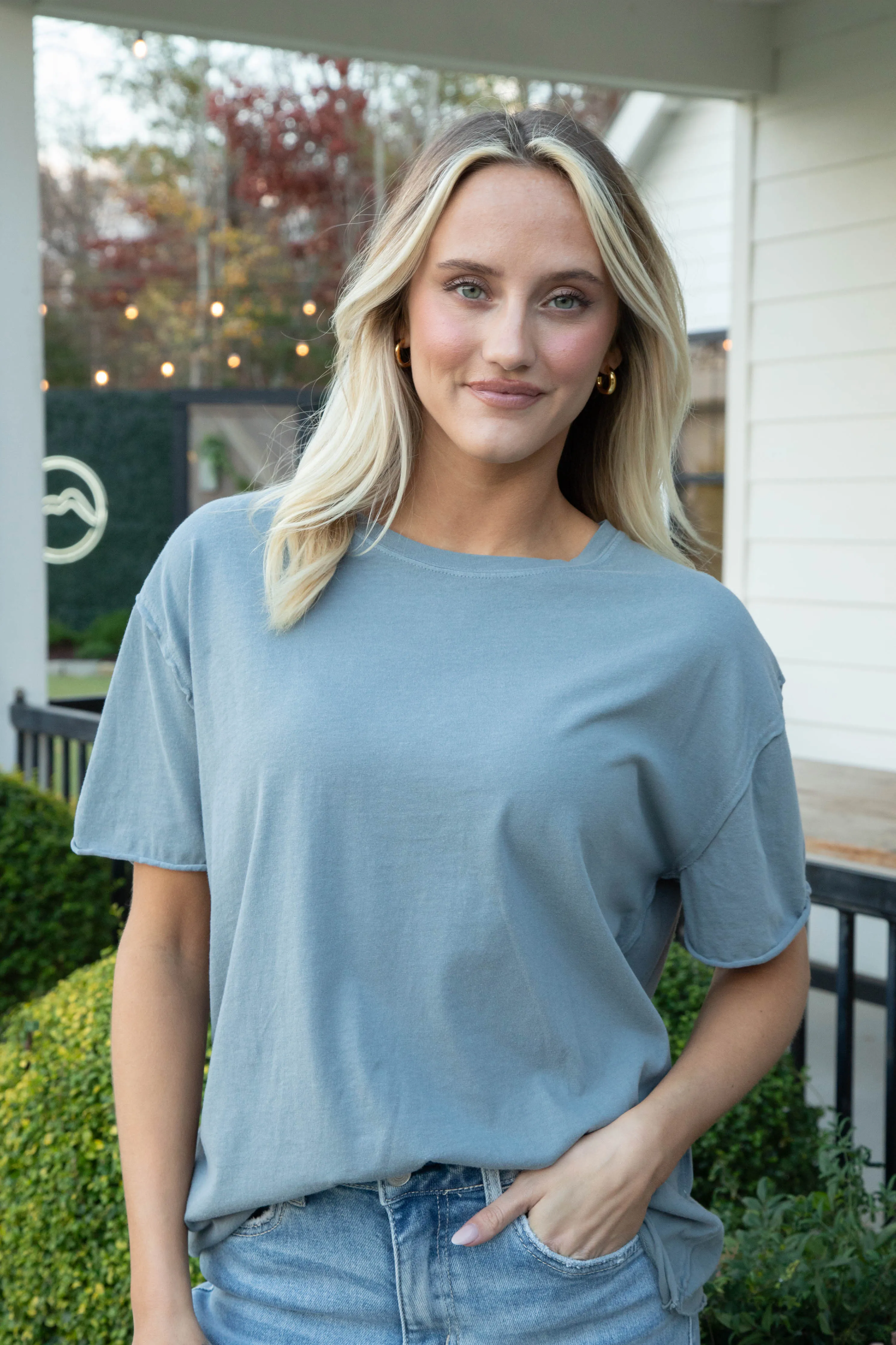 Nina Tee, Blue Mirage | Free People sold by North & Main Clothing Company