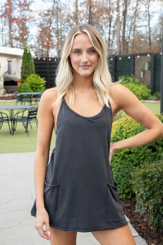Hot Shot Mini Dress, Black | Free People sold by North & Main Clothing Company