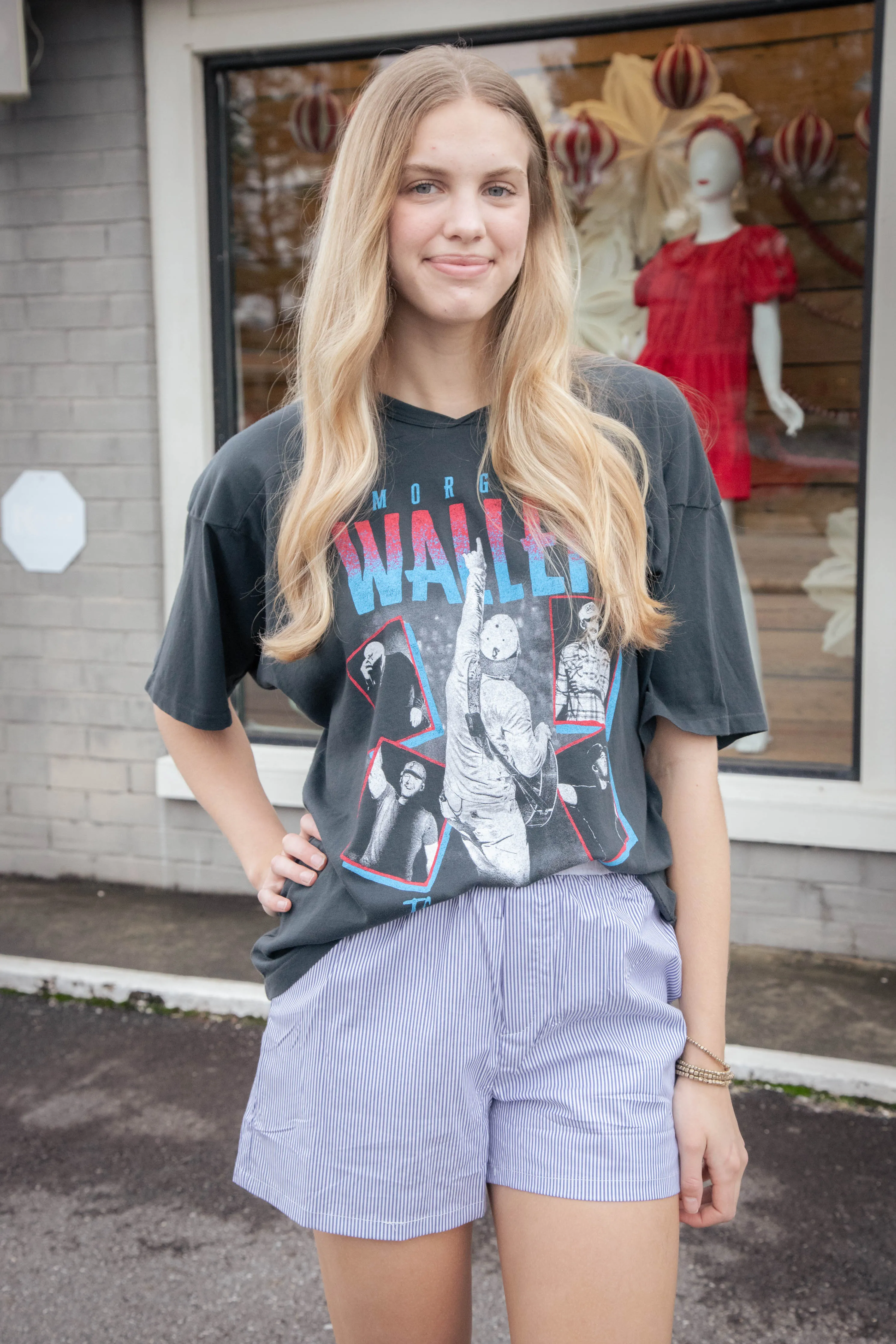 Morgan Wallen This Aint Over Yet Jersey, Vintage Black | Daydreamer sold by North & Main Clothing Company product image thumbnail 5