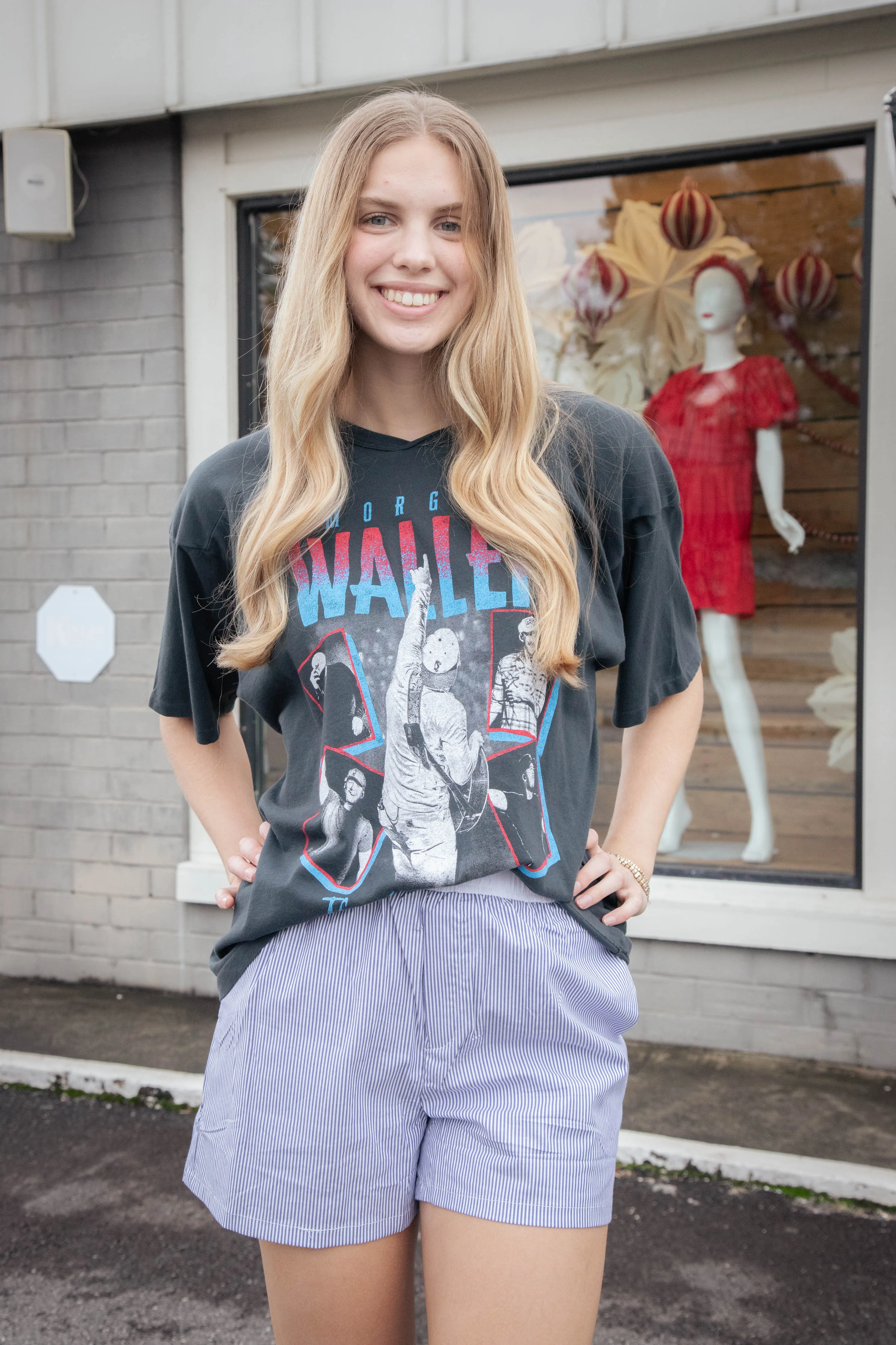 Morgan Wallen This Aint Over Yet Jersey, Vintage Black | Daydreamer sold by North & Main Clothing Company product image thumbnail 2