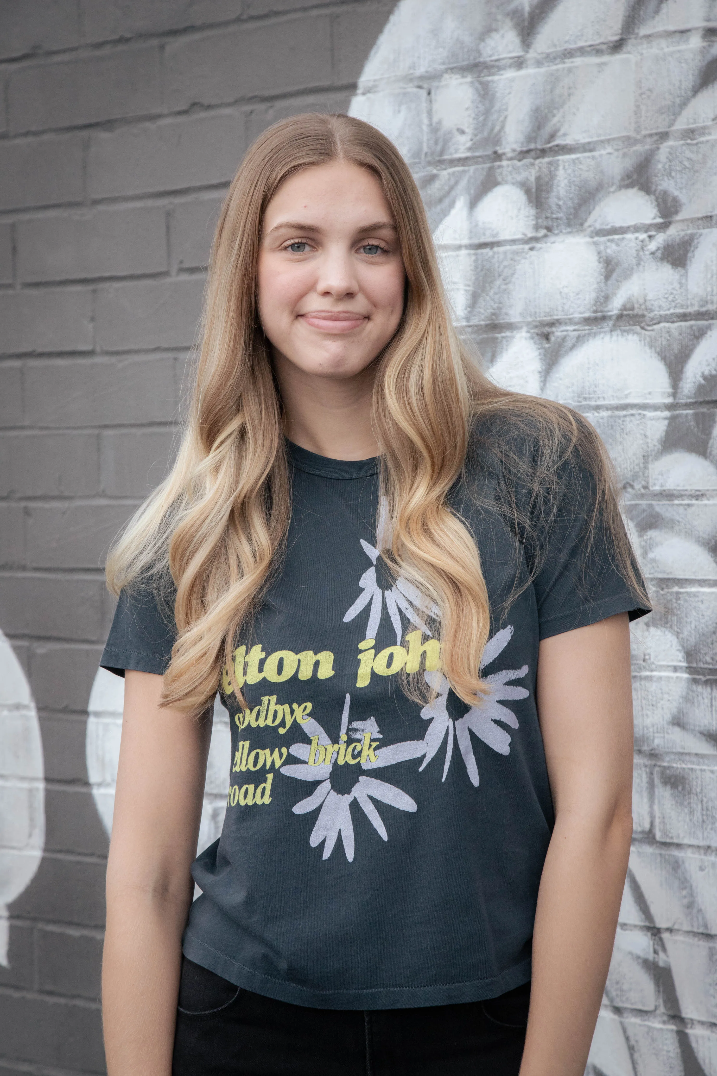 Elton John Yellow Brick Road Tee, Vintage Black | Daydreamer sold by North & Main Clothing Company product image thumbnail 2
