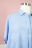 Iris Floral Burnout Top, Light Blue | Plus Size sold by North & Main Clothing Company