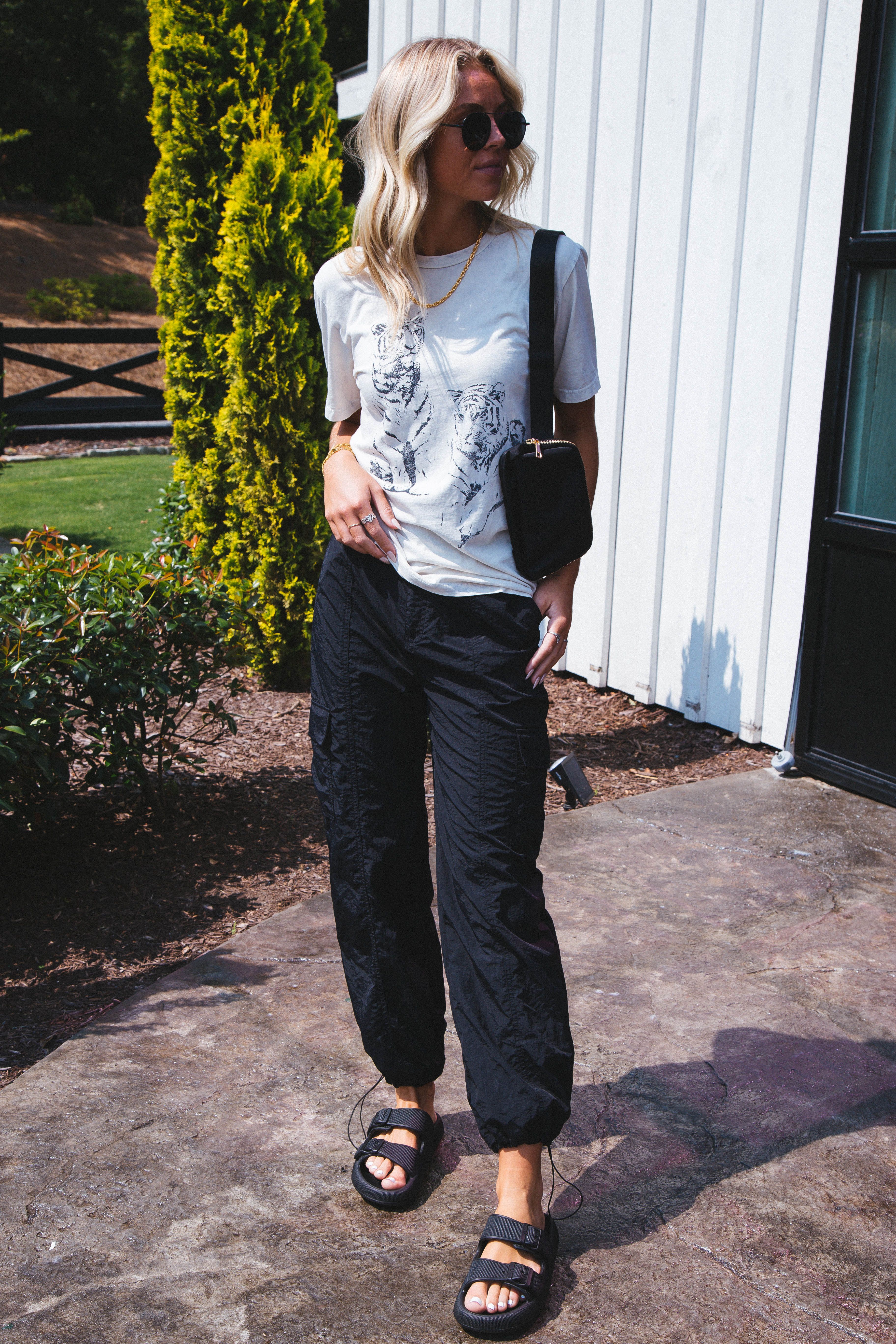 Tigers Boyfriend Graphic Tee, Off White sold by North & Main Clothing Company product image thumbnail 6