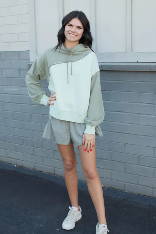 Get Your Flirt On Shorts, Sage Stone | Free People sold by North & Main Clothing Company