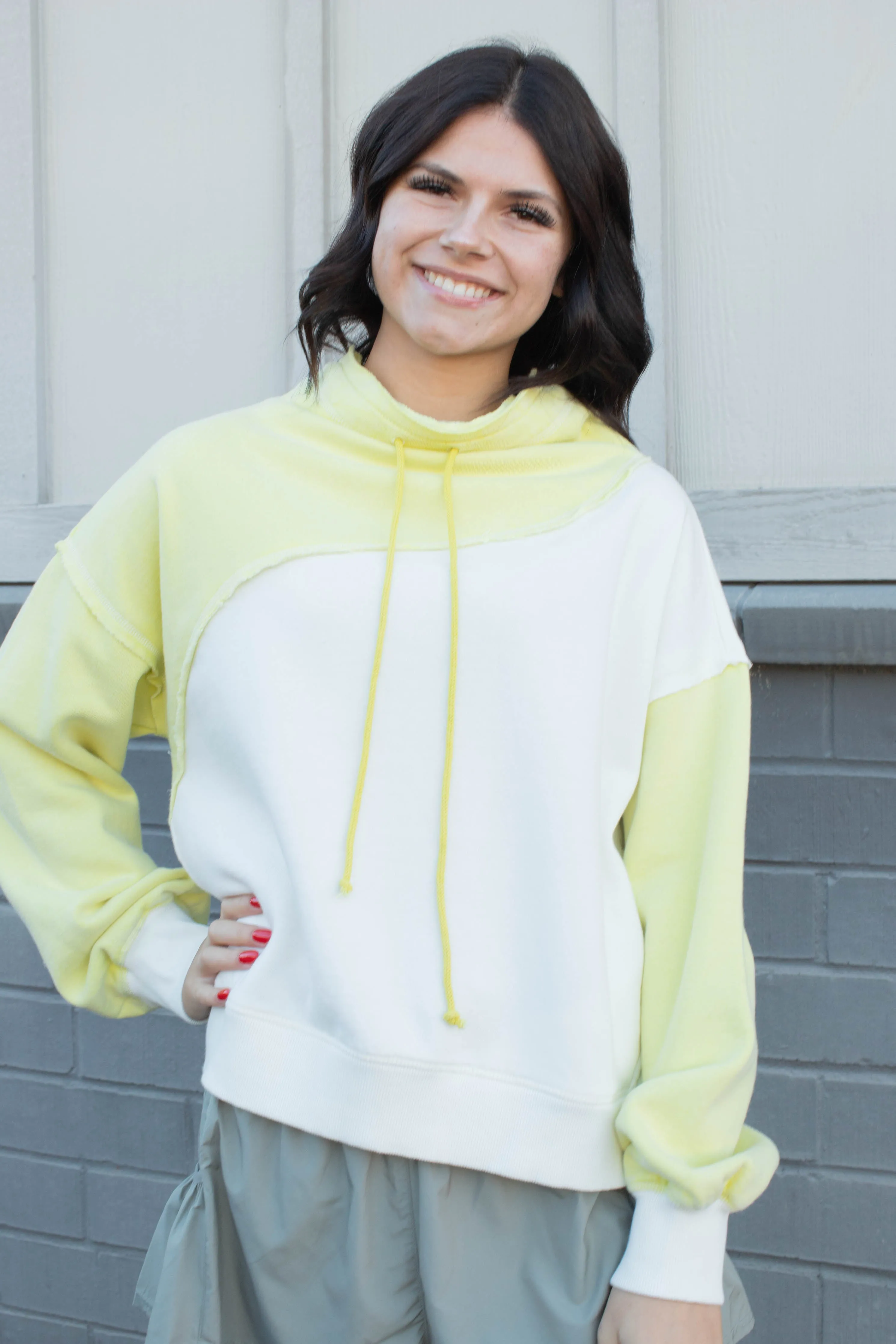 Colorblock Homestretch, Sour Citrus Combo | Free People sold by North & Main Clothing Company