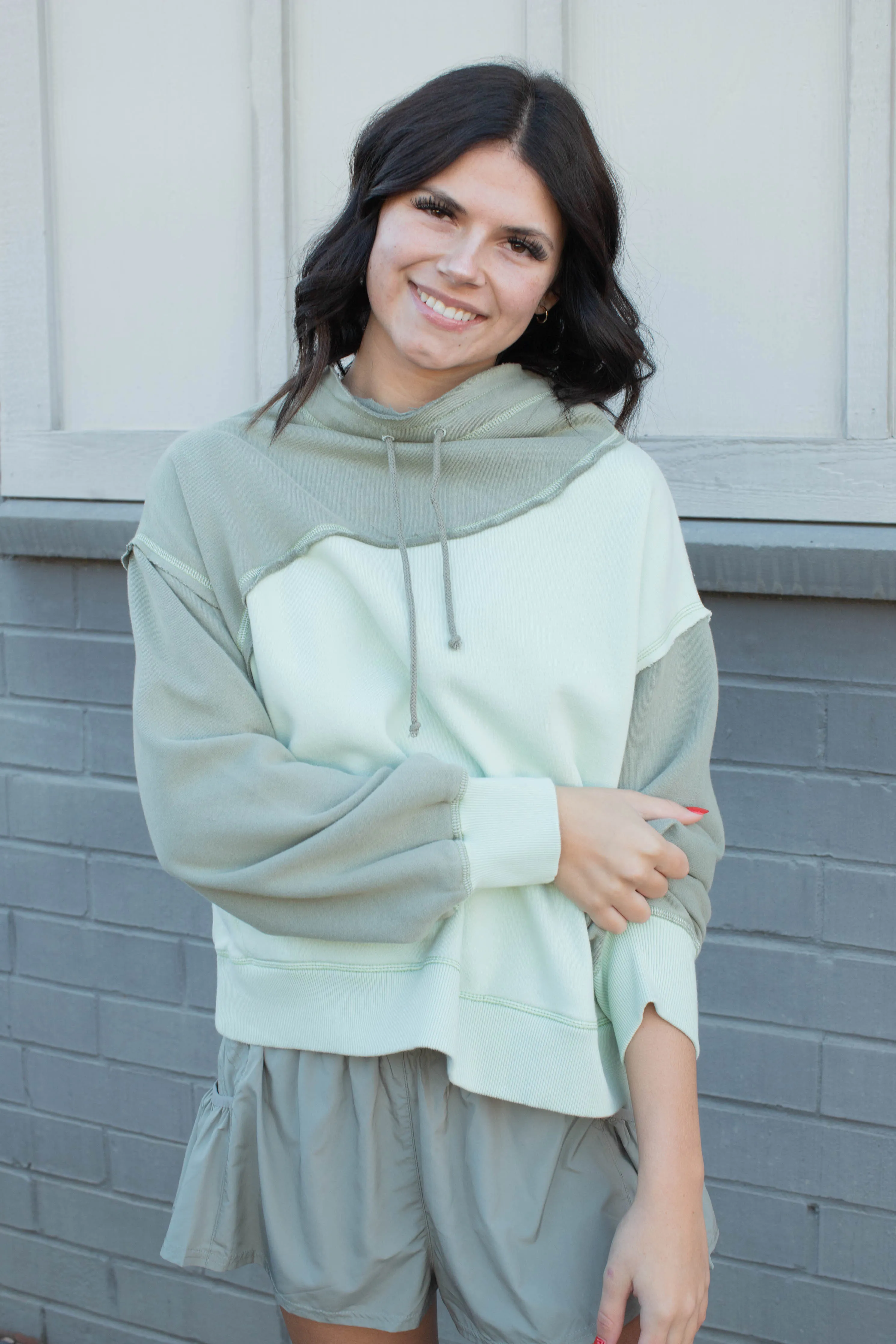 Colorblock Homestretch, Sage Stone Combo | Free People sold by North & Main Clothing Company product image thumbnail 2