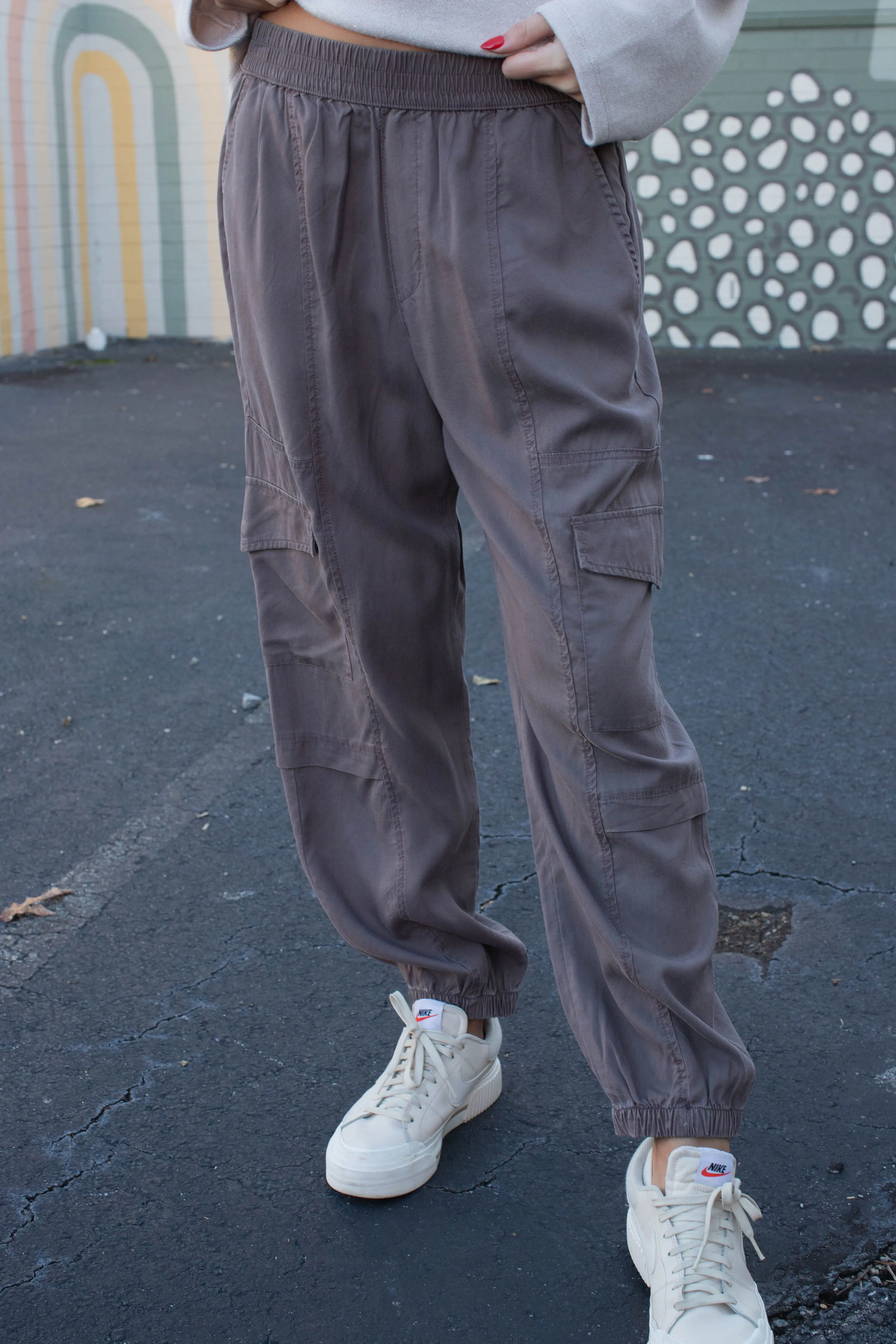 All the Way Soft Cargo Pant, Cocoa | Sanctuary sold by North & Main Clothing Company