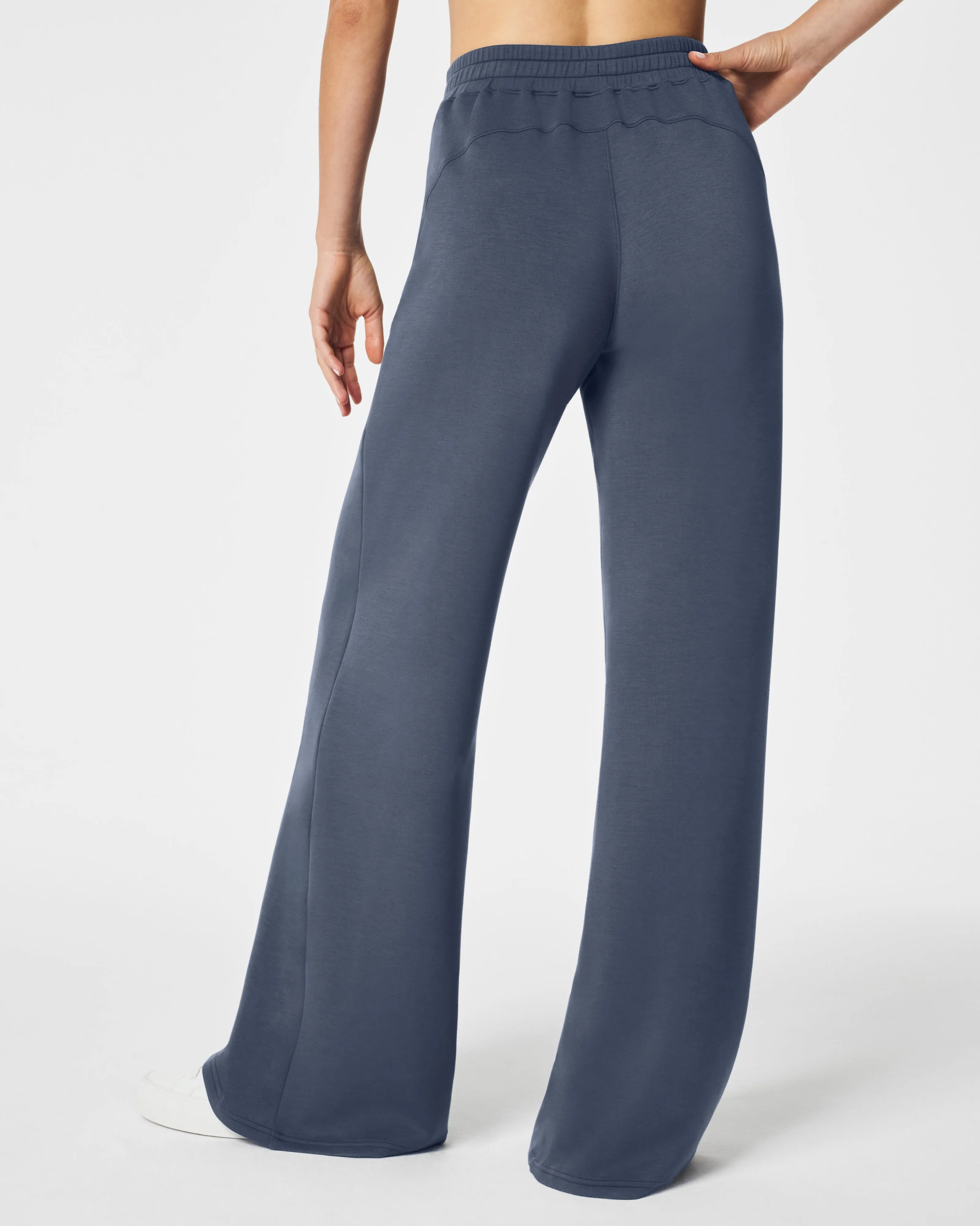 Airessentials Wide Leg Pant, Dark Storm | SPANX sold by North & Main Clothing Company product image thumbnail 5