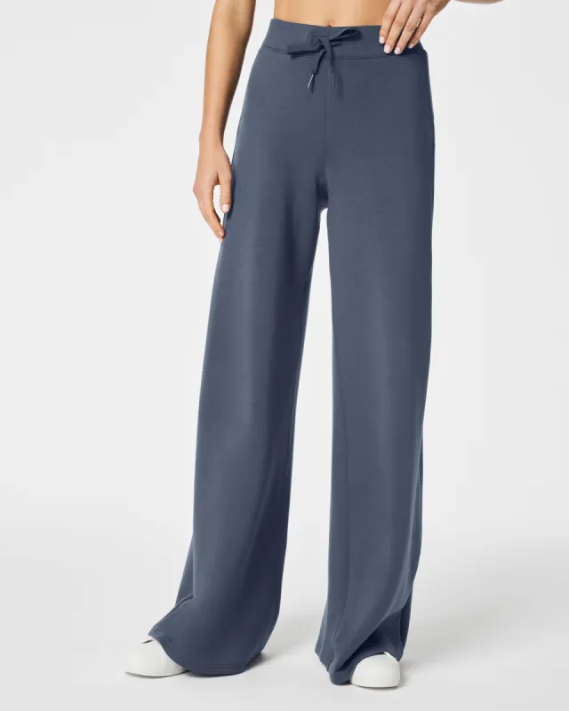 Airessentials Wide Leg Pant, Dark Storm | SPANX sold by North & Main Clothing Company