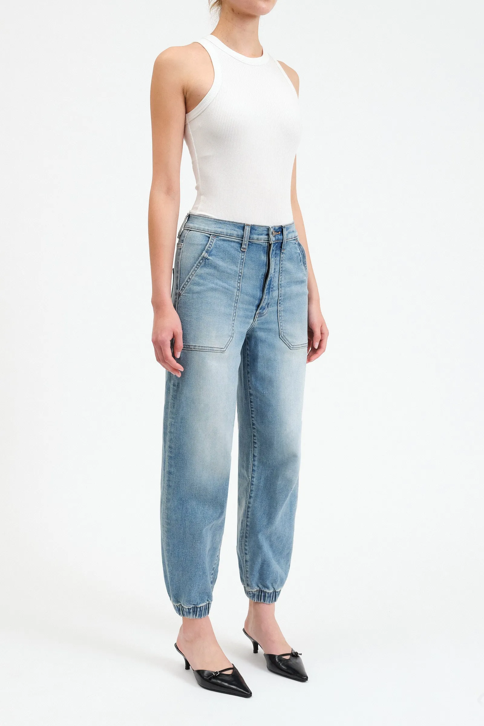 The Champ High Rise Jogger Jeans, Wings | Daze sold by North & Main Clothing Company product image thumbnail 2