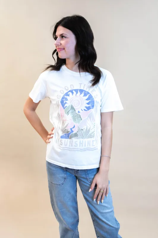 Sunshine Boyfriend Tee, Sea Salt | Z Supply sold by North & Main Clothing Company