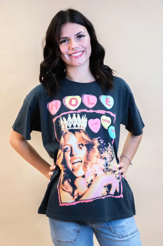 Hole Live Through This Merch Tee, Vintage Black | Daydreamer sold by North & Main Clothing Company