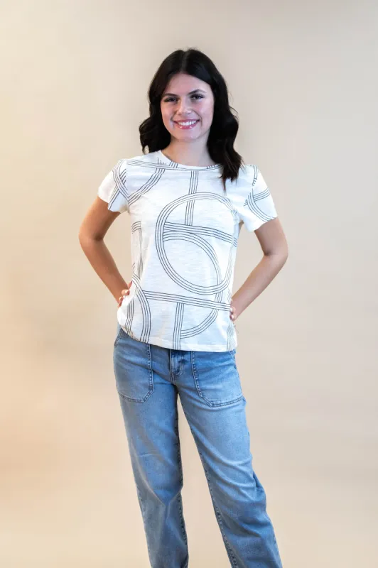 The Perfect Tee, Graphic Lines | Sanctuary sold by North & Main Clothing Company