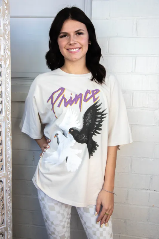 Prince & The Revolution Tee, Dirty White | Daydreamer sold by North & Main Clothing Company