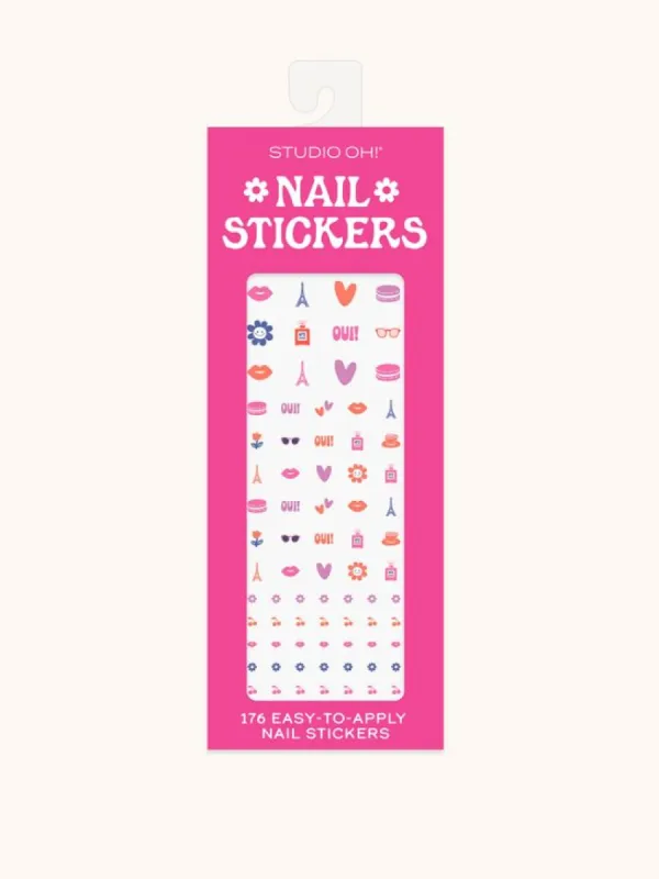 French Adventure Nail Stickers sold by North & Main Clothing Company