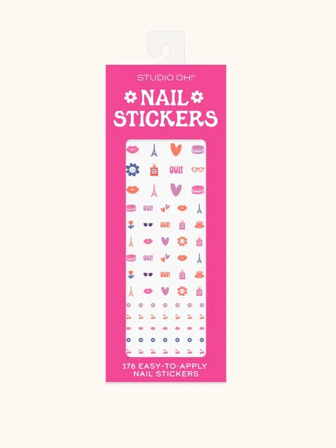 French Adventure Nail Stickers sold by North & Main Clothing Company