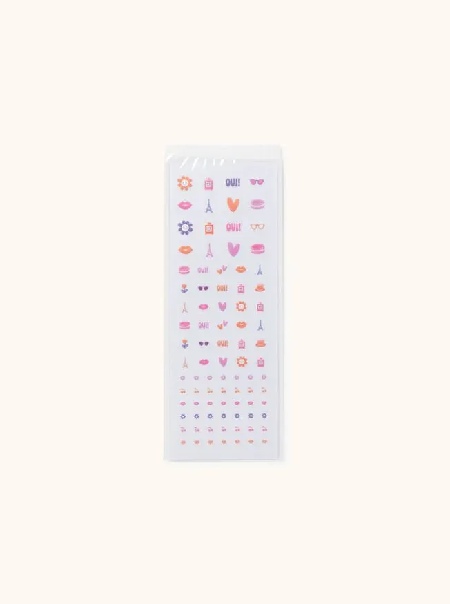 French Adventure Nail Stickers sold by North & Main Clothing Company product image thumbnail 2