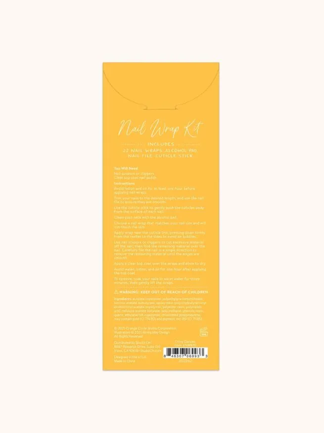 Ditzy Daisies Mani Nail Wrap Kit sold by North & Main Clothing Company product image thumbnail 5