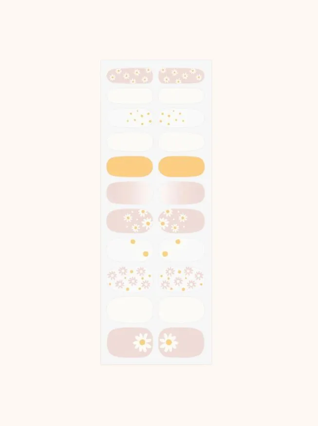 Ditzy Daisies Mani Nail Wrap Kit sold by North & Main Clothing Company product image thumbnail 3