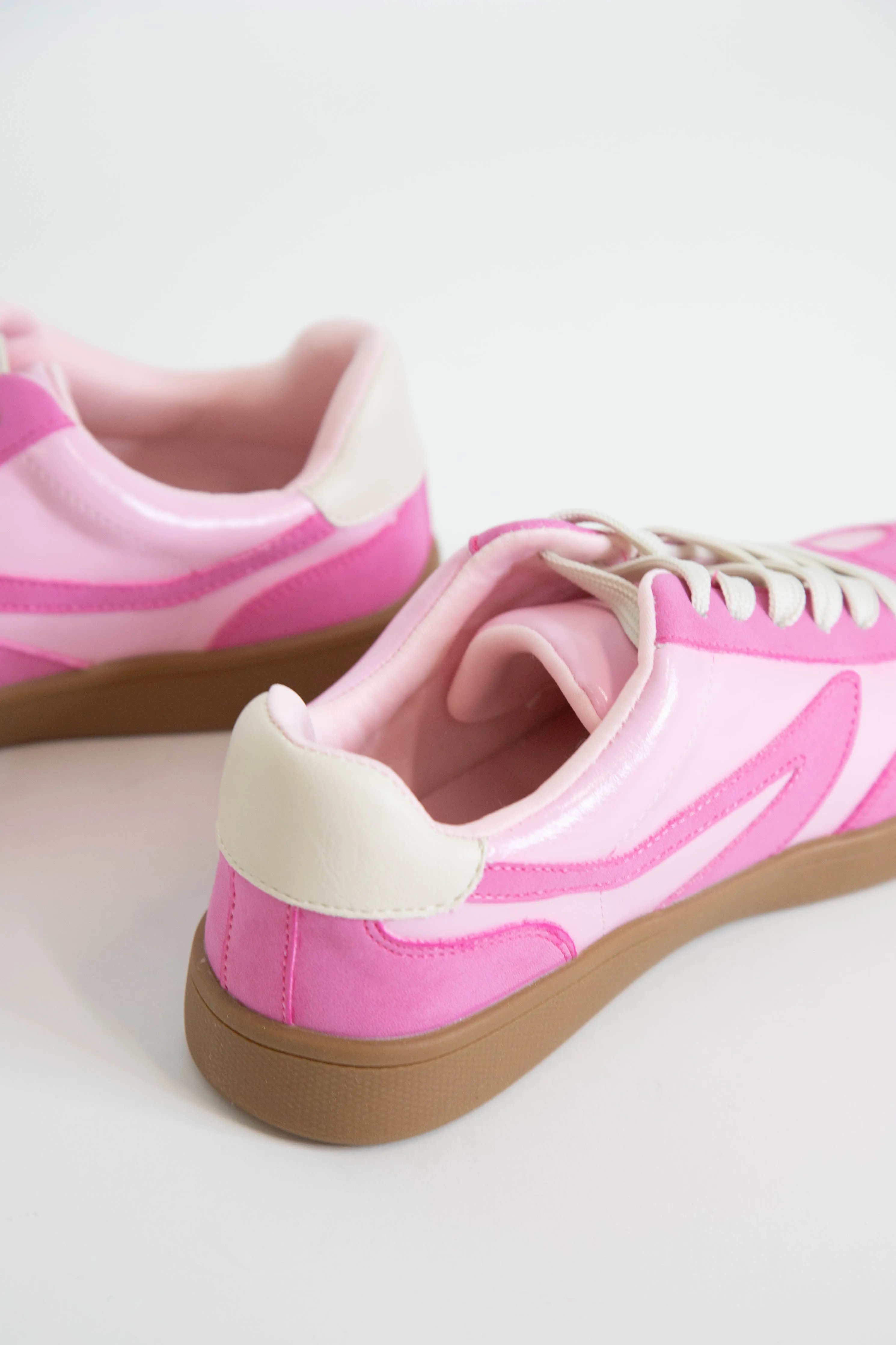 Voyage Classic Low Top Sneaker, Pink Shiny | DV by Dolce Vita sold by North & Main Clothing Company product image thumbnail 2