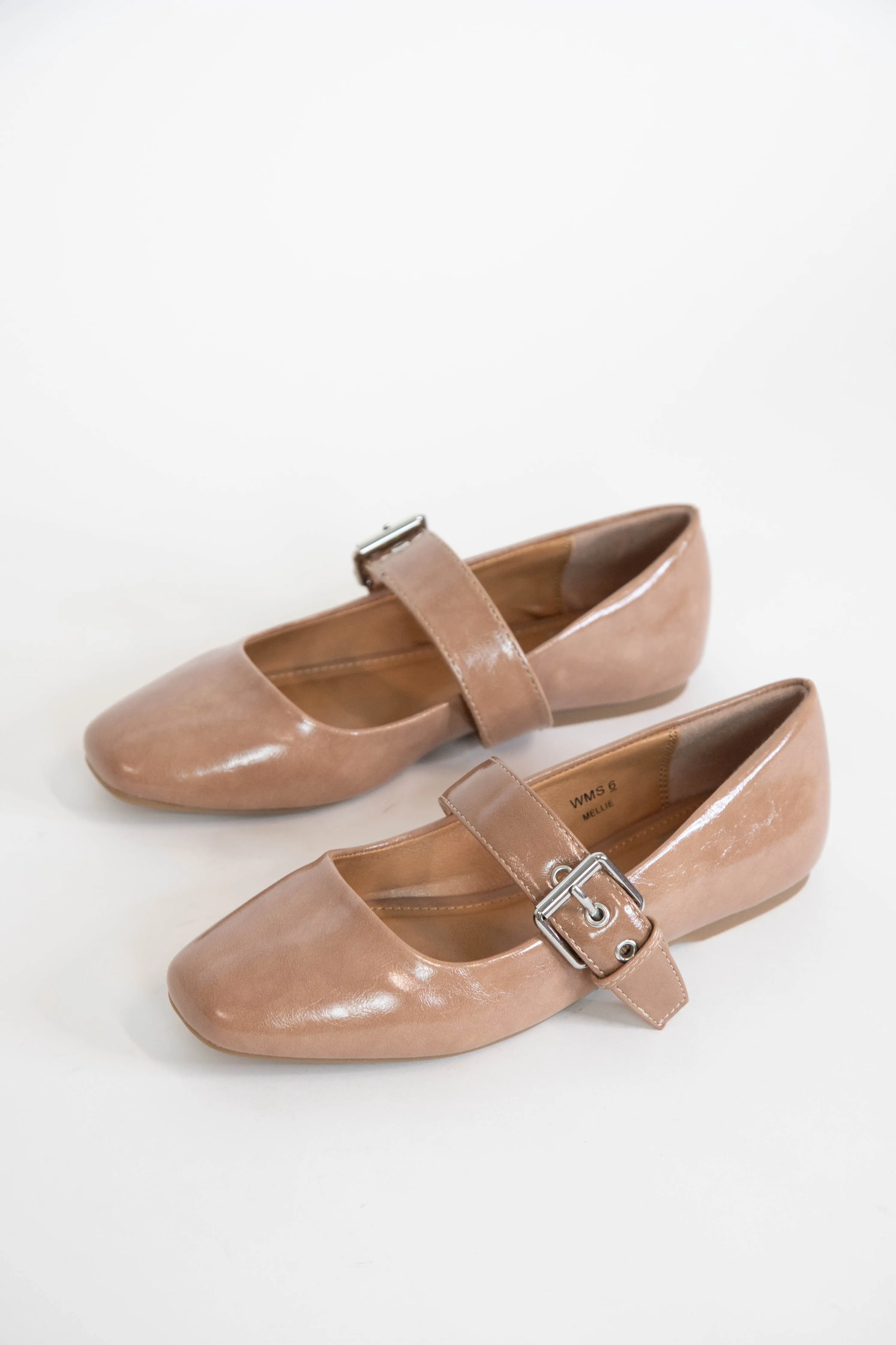 Mellie Buckle Mary Jane Flat, Latte | DV by Dolce Vita sold by North & Main Clothing Company