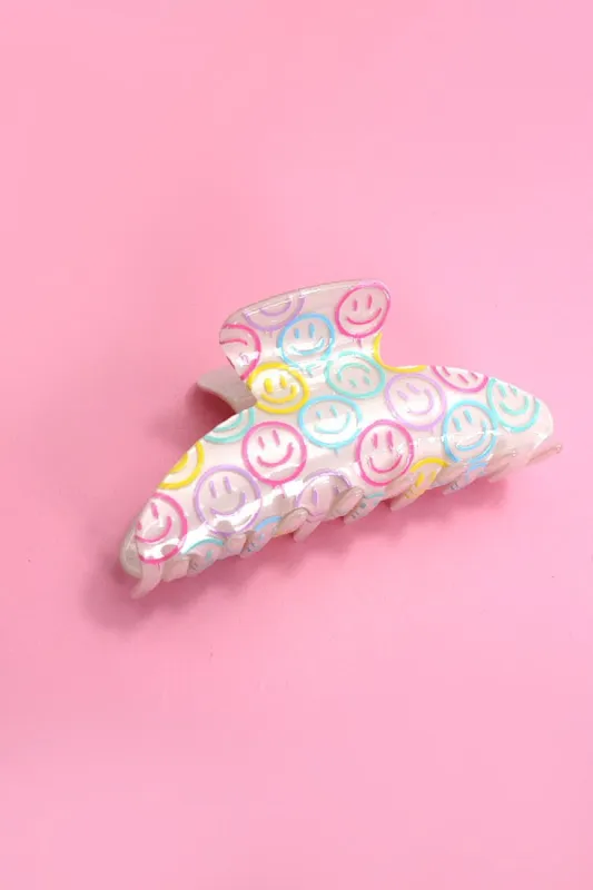 Smiley Hair Claw Clip sold by North & Main Clothing Company