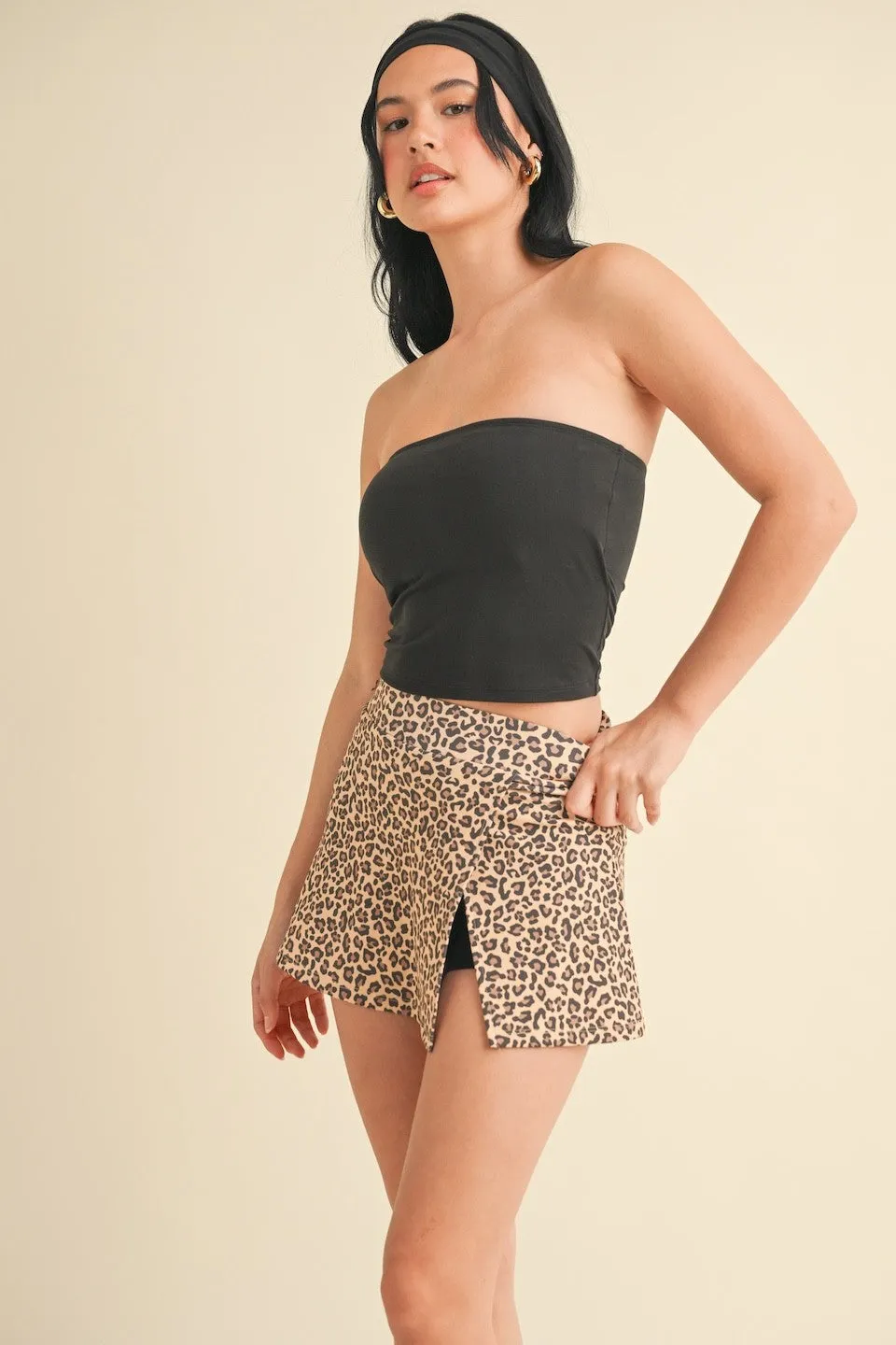 Kaeli Jersey Tube Top, Black sold by North & Main Clothing Company product image thumbnail 5
