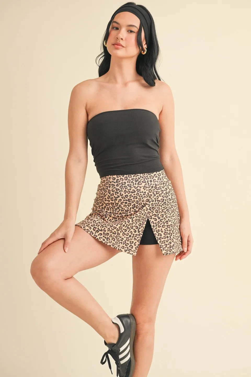 Kaeli Jersey Tube Top, Black sold by North & Main Clothing Company product image thumbnail 2