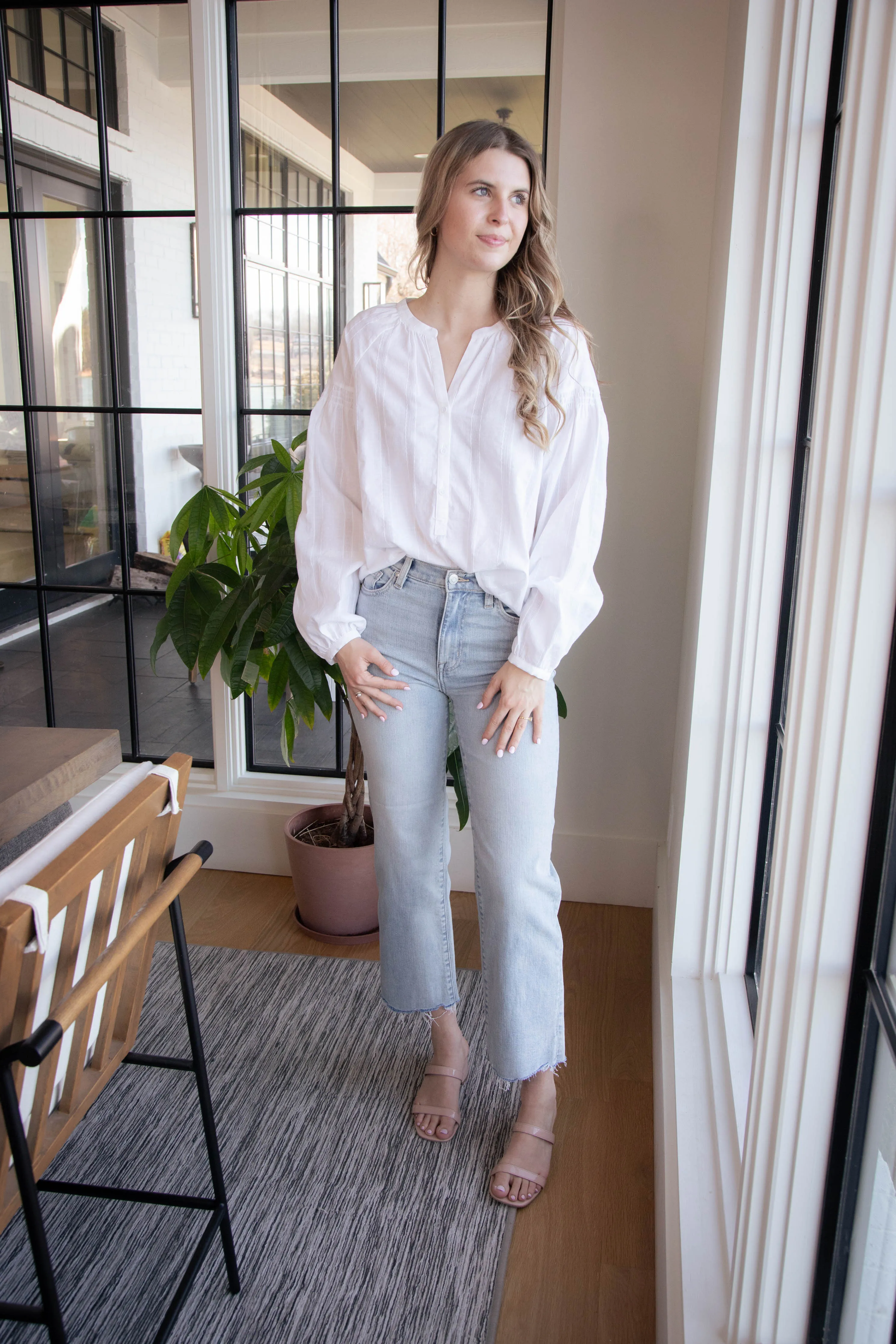 Sunday's Best Blouse, White | Sanctuary sold by North & Main Clothing Company product image thumbnail 4