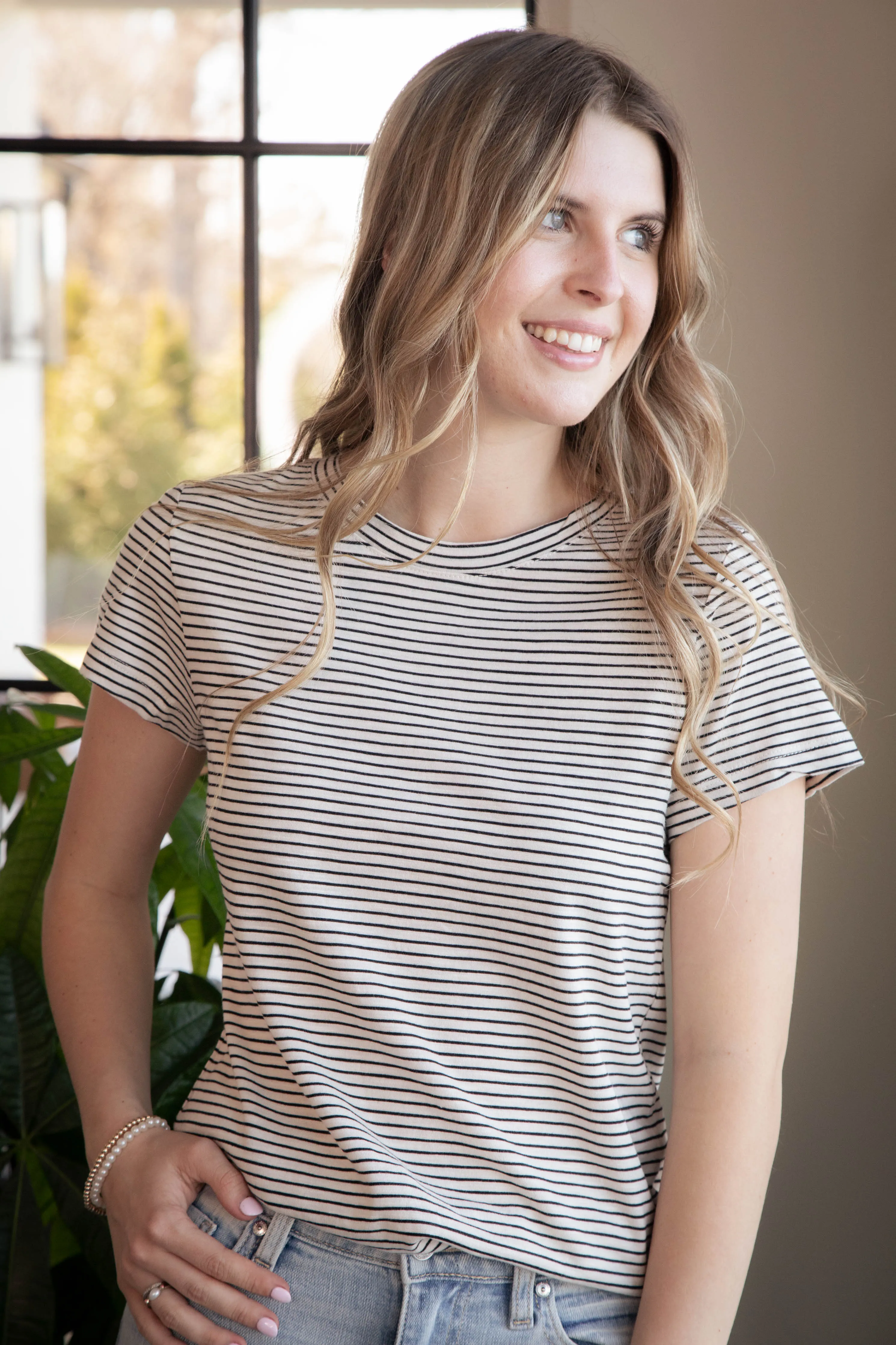 The Perfect Tee, Pumice Stone | Sanctuary sold by North & Main Clothing Company product image thumbnail 5