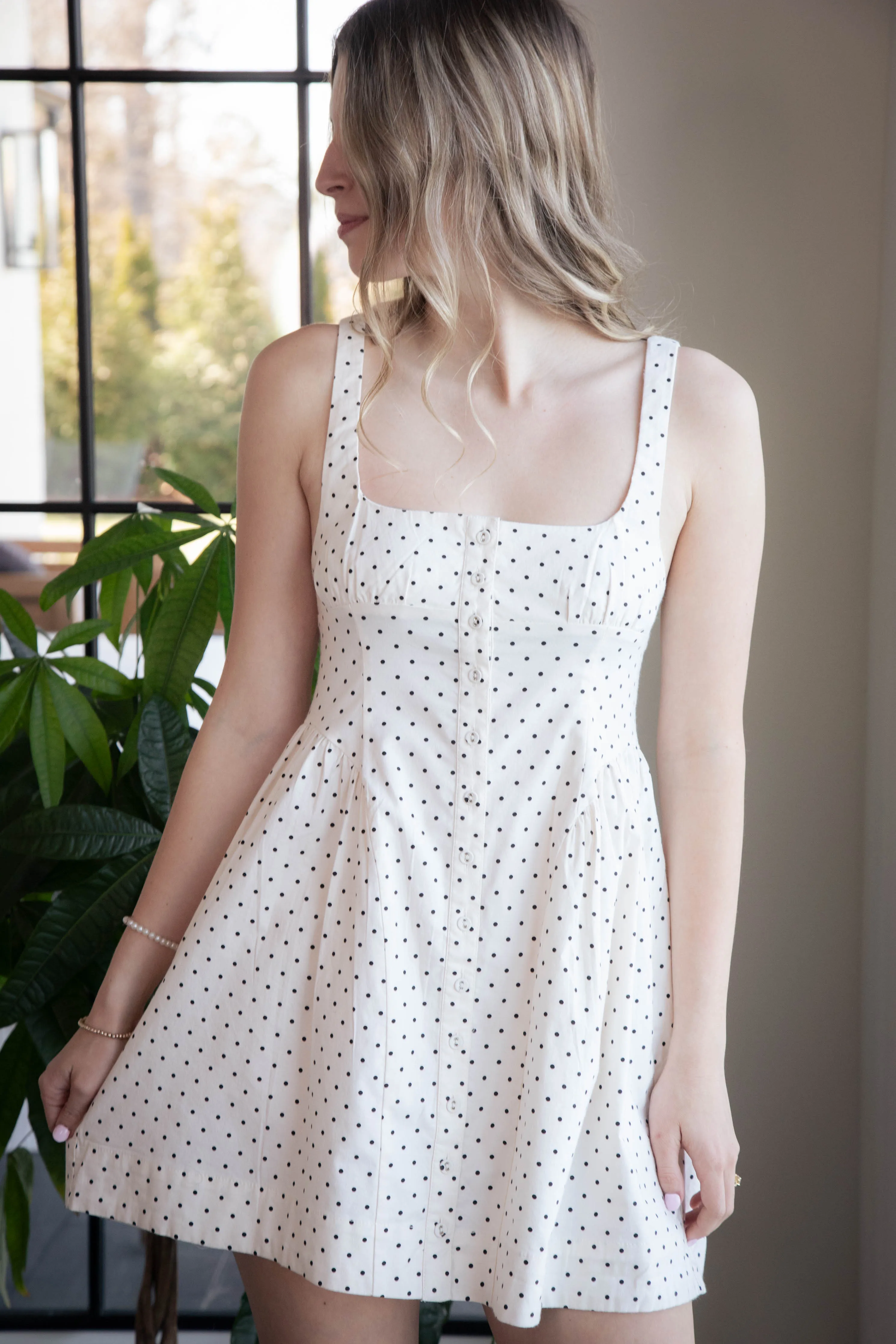 Printed Astrid Mini Dress, Ivory Combo | Free People sold by North & Main Clothing Company product image thumbnail 5